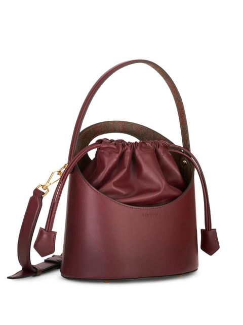 ETRO Saturno leather bucket bag - Red