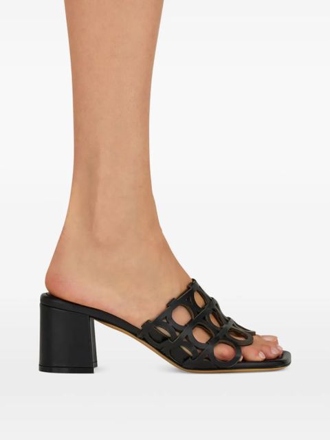 Ferragamo Gancini sandals - Black
