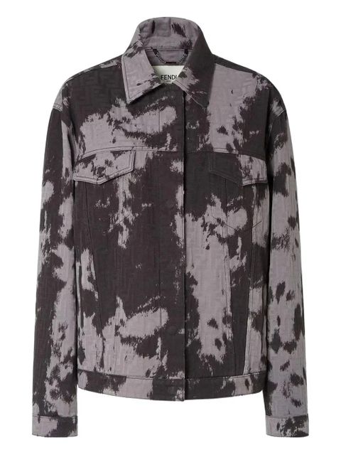 FENDI ff motif flap pocket jacket - Grey - zdjęcie produktu nr 1