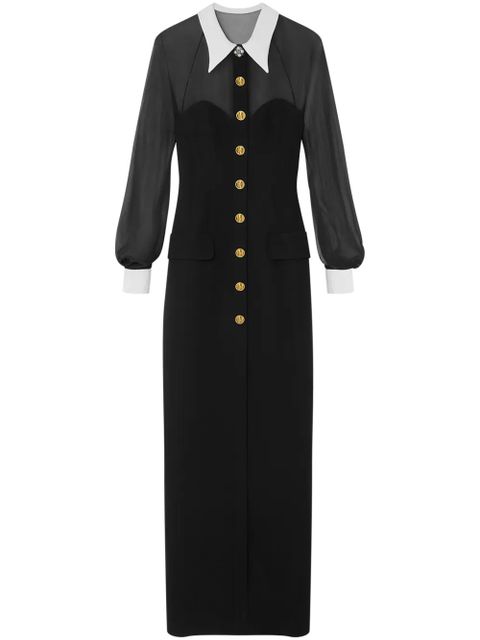 Versace silk maxi dress - Black - zdjęcie produktu nr 1