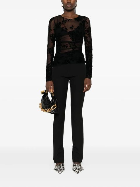 PINKO floral-print top - Black - zdjęcie produktu nr 2