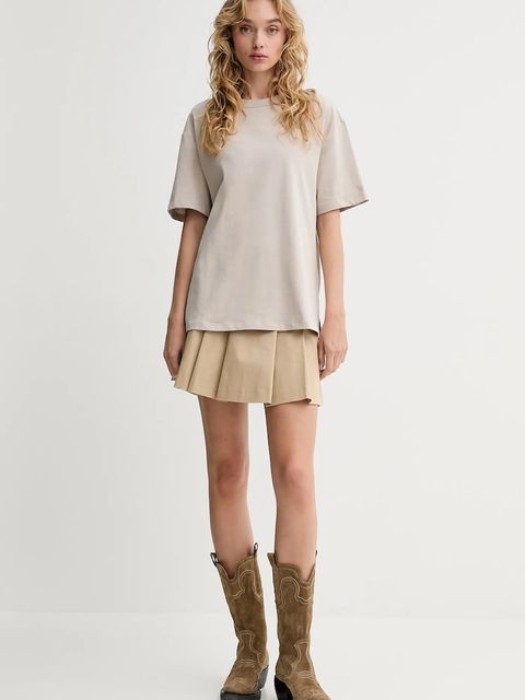 Levi's t-shirt bawełniany damski kolor beżowy 001HI