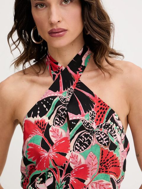 Morgan sukienka kolor czerwony mini prosta ROJOY.F