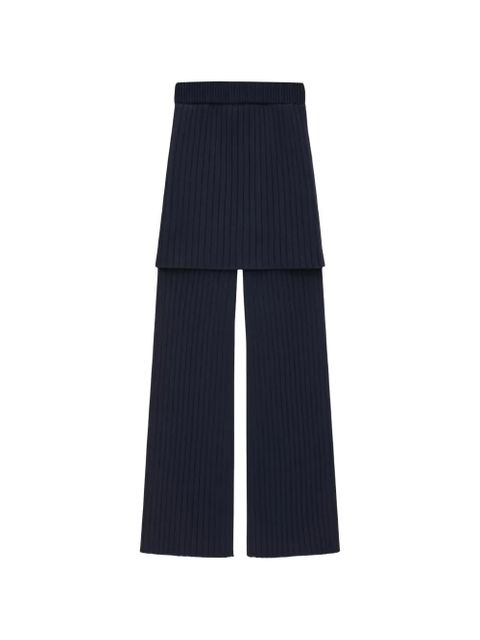 LOEWE ribbed trousers - Blue - zdjęcie produktu nr 1