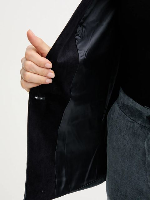 Hoss Intropia marynarka kolor granatowy jednorzędowa gładka 5472061