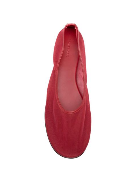 Dear Frances round-toe ballet flats - Red