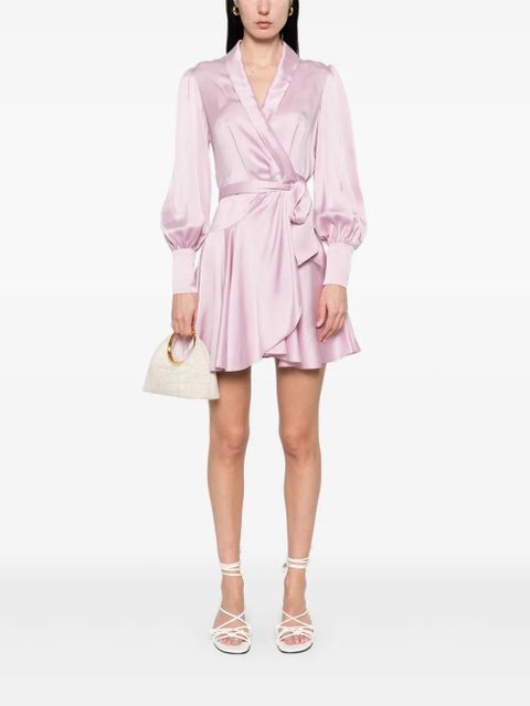 ZIMMERMANN silk wrap mini dress - Pink - zdjęcie produktu nr 2