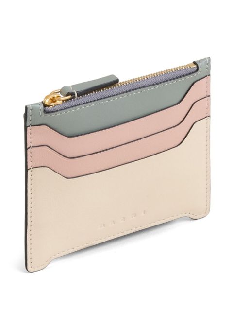 Marni logo-debossed cardholder - Neutrals