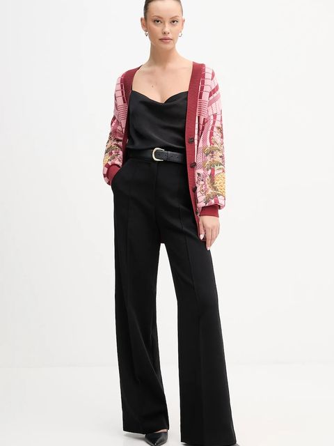 Barbour kardigan bawełniany x Farm Rio damski kolor różowy LKN1717 - zdjęcie produktu nr 2