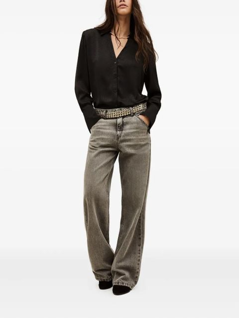 Ba&Sh Itsey buttoned long-sleeve shirt - Black - zdjęcie produktu nr 2