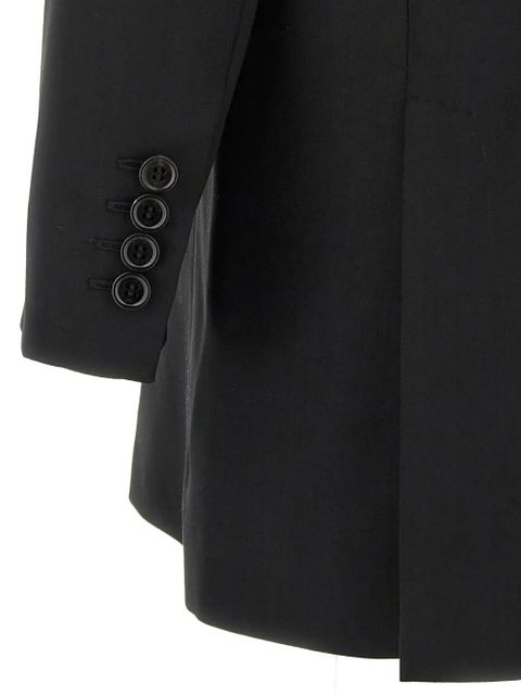 Max Mara double-breasted wool blazer - Black
