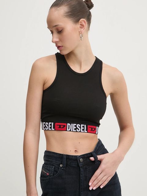 Diesel top SANDRA-D-CORE Tank damski kolor czarny A17638.0NJAP - zdjęcie produktu nr 1