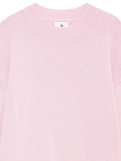 ANINE BING Lee crew-neck sweater - Pink