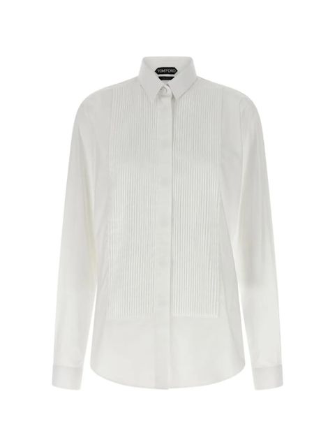 TOM FORD pleated shirt - White - zdjęcie produktu nr 1