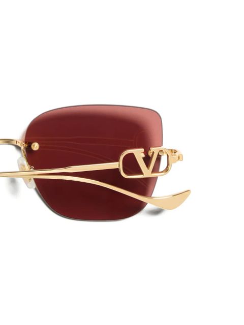 VALENTINO GARAVANI EYEWEAR geometric metal eyewear - Gold