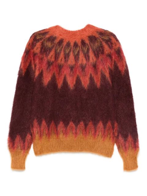 MARANT ÉTOILE patterned sweater - Red - zdjęcie produktu nr 2