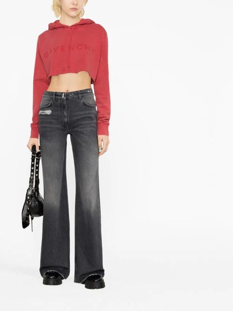 Givenchy mid-rise flared jeans - Black