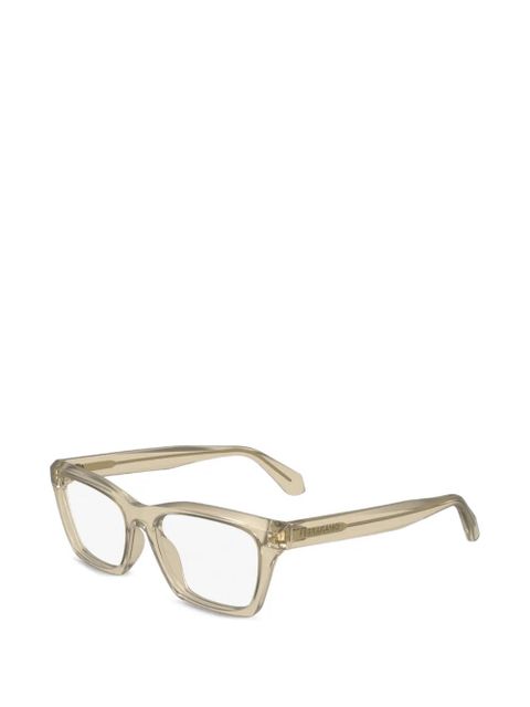 Ferragamo square full rim eyeglasses - Neutrals - zdjęcie produktu nr 1