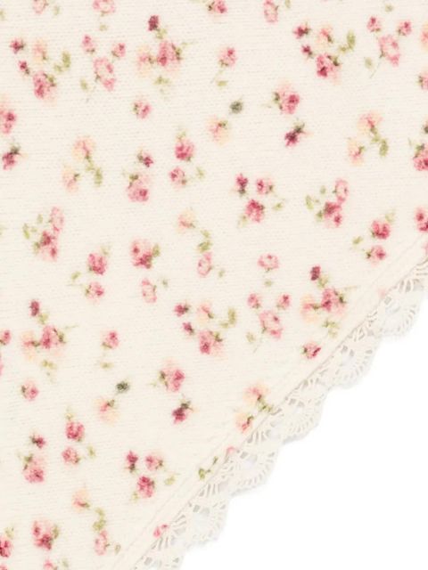 Magda Butrym floral lace-detail scarf - Neutrals - zdjęcie produktu nr 2