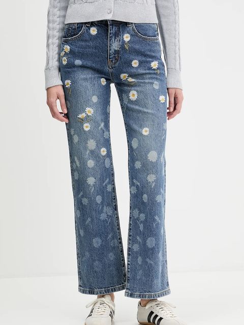 Desigual jeansy DAISYS damskie high waist 25WWDD16 - zdjęcie produktu nr 1