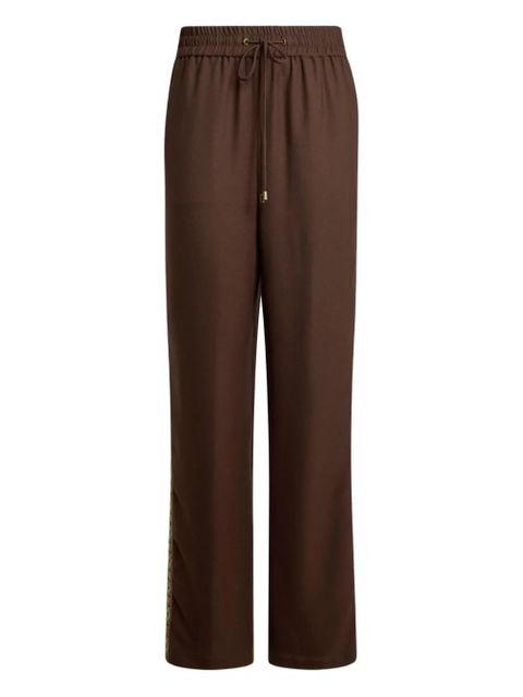 ETRO drawstring wide-leg trousers - Brown - zdjęcie produktu nr 1