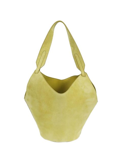 KHAITE Lotus leather tote bag - Yellow - zdjęcie produktu nr 2