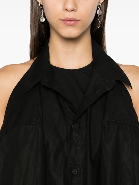 Balenciaga Suspended shirt dress - Black