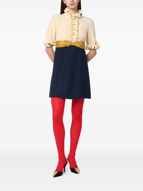 Valentino Garavani Crepe de Chine mini dress - Blue