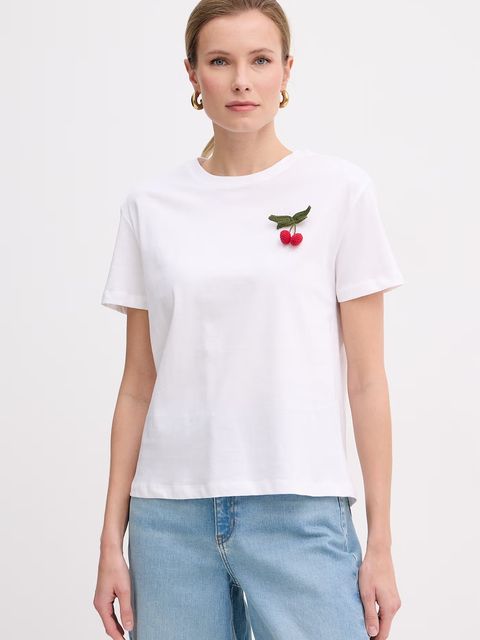 Twinset t-shirt damski bawełniany - zdjęcie produktu nr 2