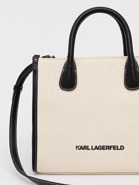 Karl Lagerfeld torebka K/AUTOGRAPH kolor beżowy A4W50026