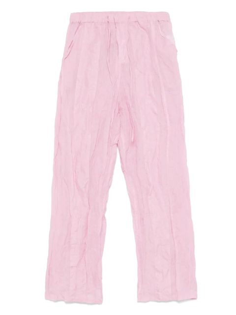 Christopher Esber crushed multi-panelled trousers - Pink - zdjęcie produktu nr 1