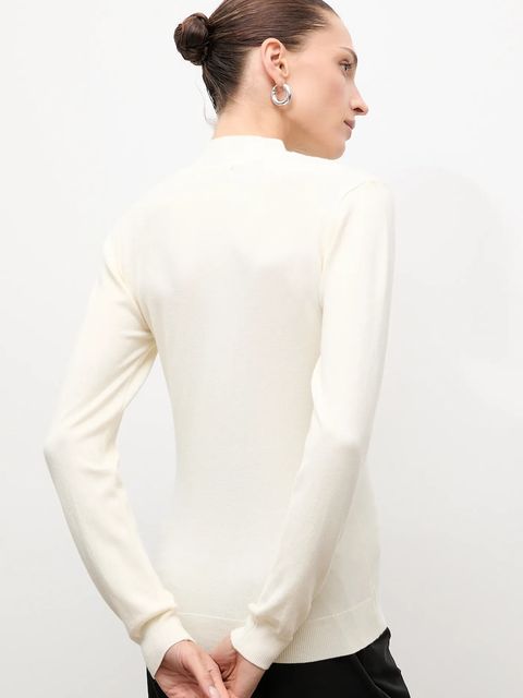 Answear.LAB sweter z kaszmirem kolor beżowy lekki - zdjęcie produktu nr 2