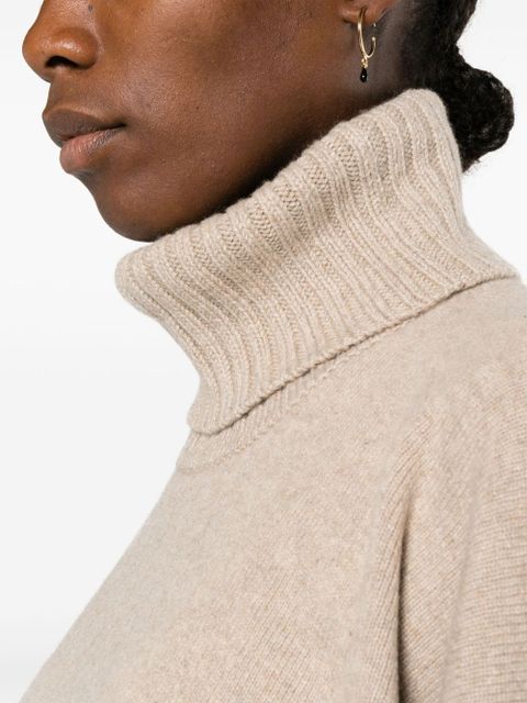 Proenza Schouler roll-neck wool-blend jumper - Neutrals
