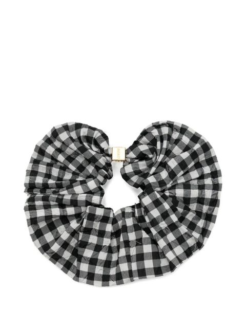 GANNI checked scrunch - Black - zdjęcie produktu nr 1