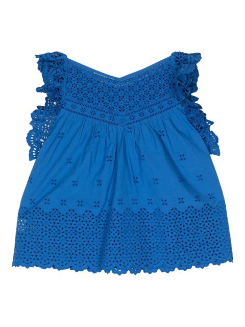 Ulla Johnson Leona ruffled blouse - Blue - zdjęcie produktu nr 2