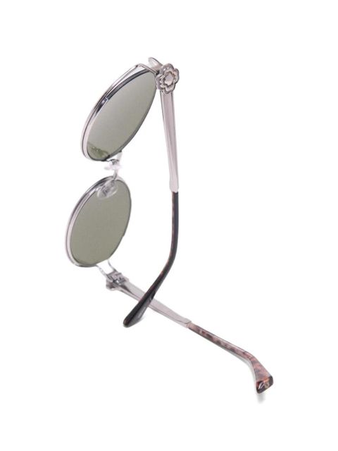 Maje round-frame sunglasses - Silver