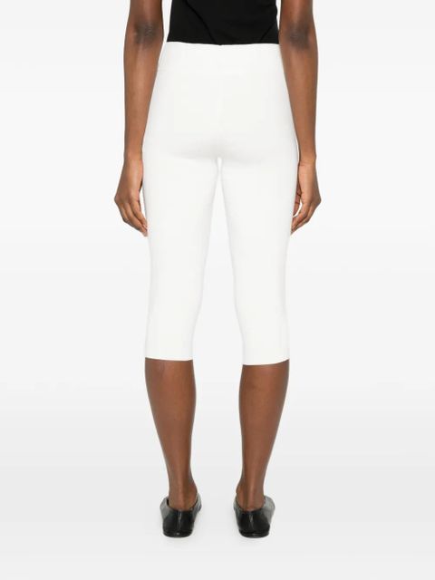 TOTEME capri knit leggings - White