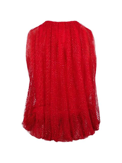 Sportmax round-neck blouse - Red - zdjęcie produktu nr 2