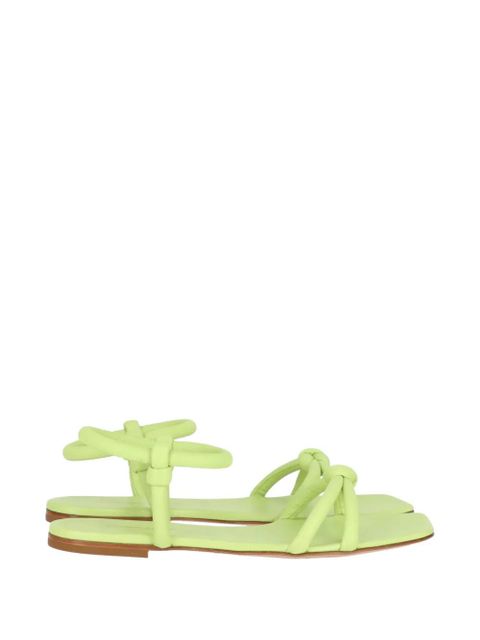 Gianvito Rossi knot-detail sandals - Green - zdjęcie produktu nr 1