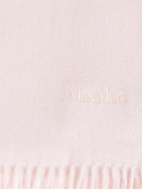 Max Mara Baci fringed scarf - Pink