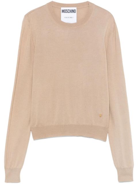 Moschino fine-knit sweater - Brown - zdjęcie produktu nr 1