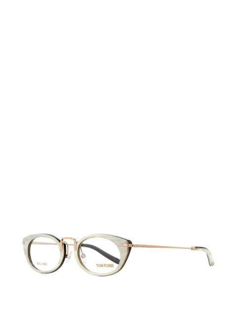 TOM FORD Eyewear oval-frame glasses - Neutrals - zdjęcie produktu nr 2
