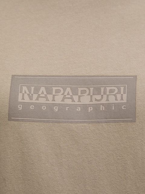 Napapijri t-shirt bawełniany S-Box damski kolor zielony NP0A4IP1N1T1