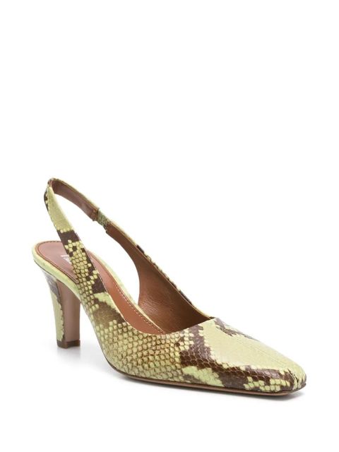 Paris Texas 80mm leather pumps - Green - zdjęcie produktu nr 2