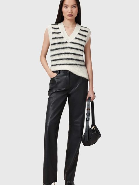 AllSaints kamizelka wełniana RIGA