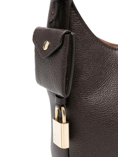 Miu Miu padlock logo cross body bag - Brown