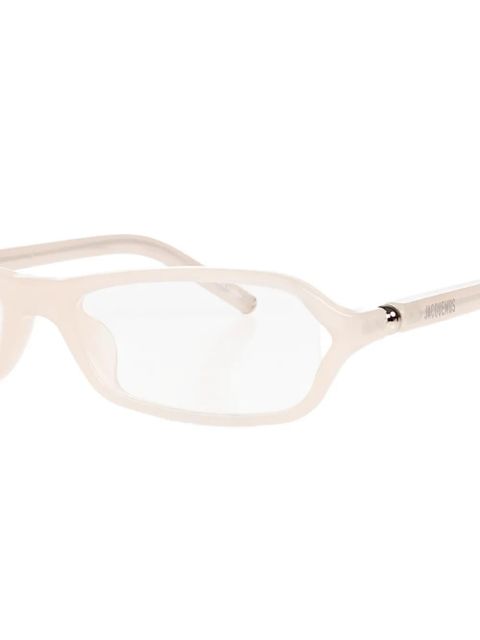 Jacquemus geometric-frame glasses - Pink - zdjęcie produktu nr 2