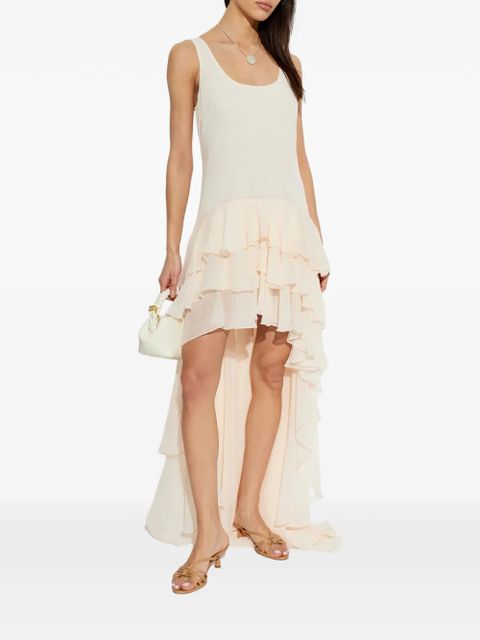 ROTATE BIRGER CHRISTENSEN ruffled high-low dress - Neutrals
