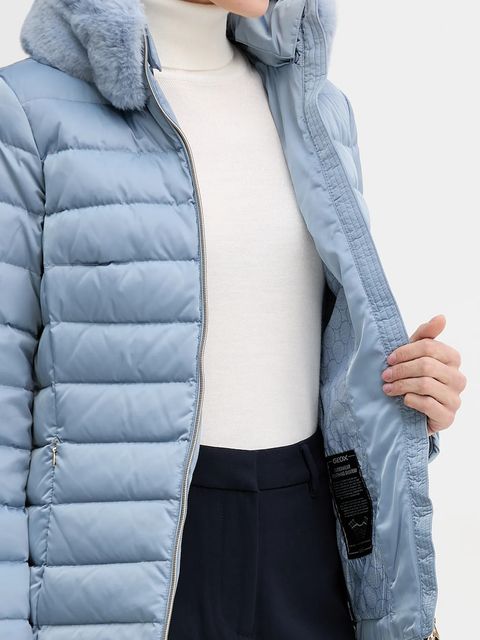 Geox kurtka puchowa BETTANIE kolor niebieski zimowa W5626T T3122 - zdjęcie produktu nr 2