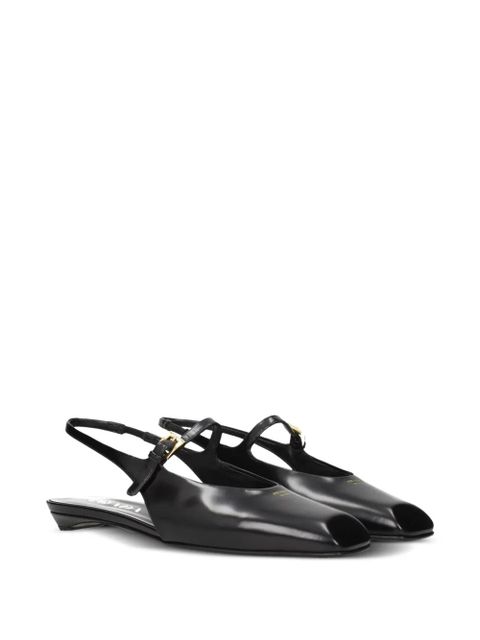 Prada square-toe slingback pumps - Black - zdjęcie produktu nr 2